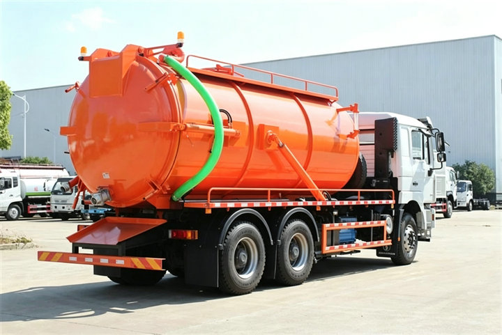 Shacman F3000 Cesspit Emptier Vacuum Tanker Truck 18 M3 (9)