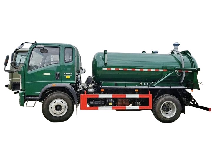 HOWO Septic Tank Vacuum Tanker Sewage Suction Truck 6000L 