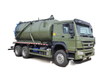 HOWO Vacuum Super Sucker Septic Tanker Truck 20m3 with Liquid Ring Vac Pump