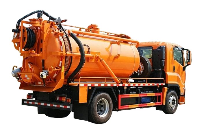  ISUZU FVR Combination Sewer Jet Vacuum Truck 6000L Sewage+2500L Clean Water 
