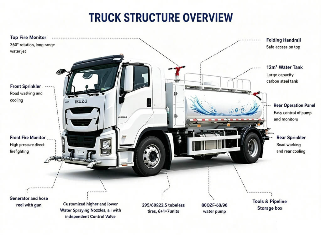 ISUZU GIGA 12000L Water Bowser Fire Trucks (21)_1 ISUZU GIGA 12000L Water Bowser Fire Trucks (21)_1