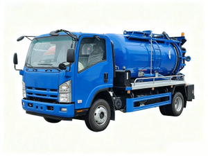 ISUZU Combination Jetting Vacuum Tanker Truck 4000L Sewage+2000L Clean Water 