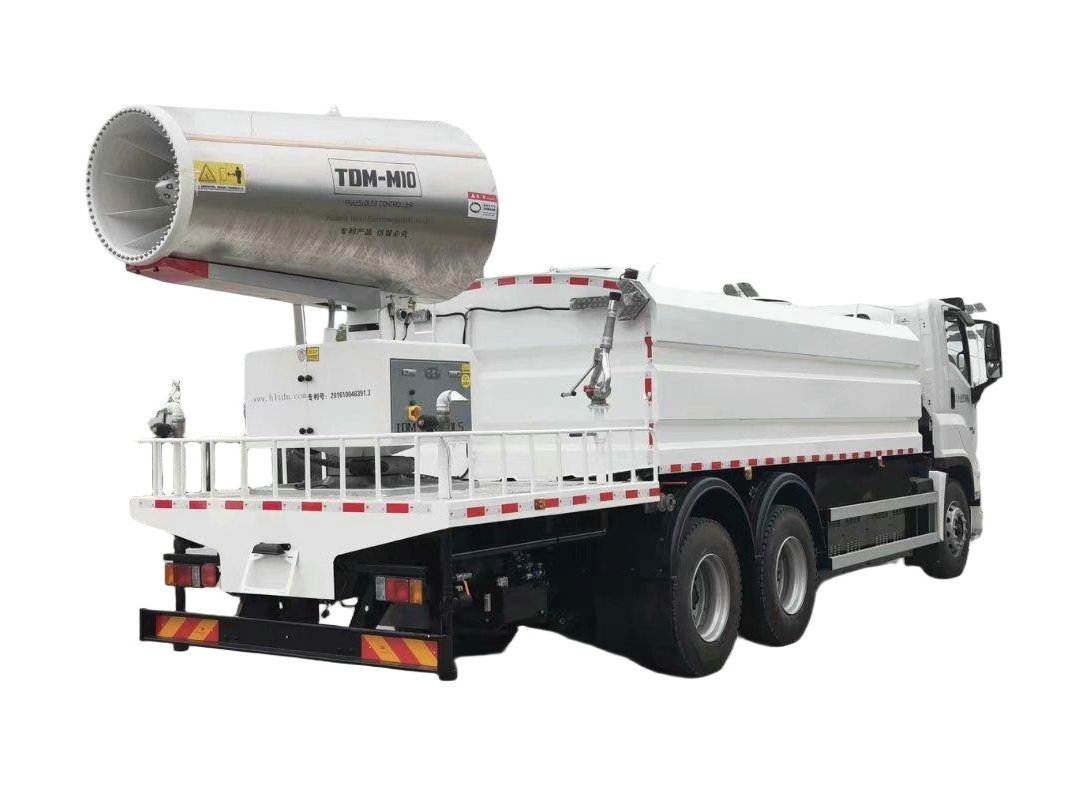 ISUZU GIGA Dust Control Water Tanker Mounted Dust Suppression Electric Water Cannon Fogging 100m 