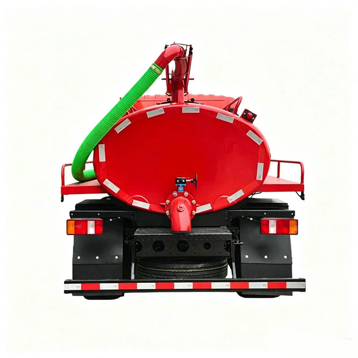 HOWO 5KL Sludge Sewage Septic Vacuum Suction Tanker Truck 