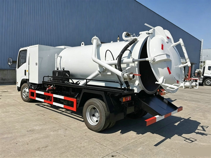700P 7000L Isuzu Waste Water Suction Sewage Truck with Battioni Pump MEC6500P (15)