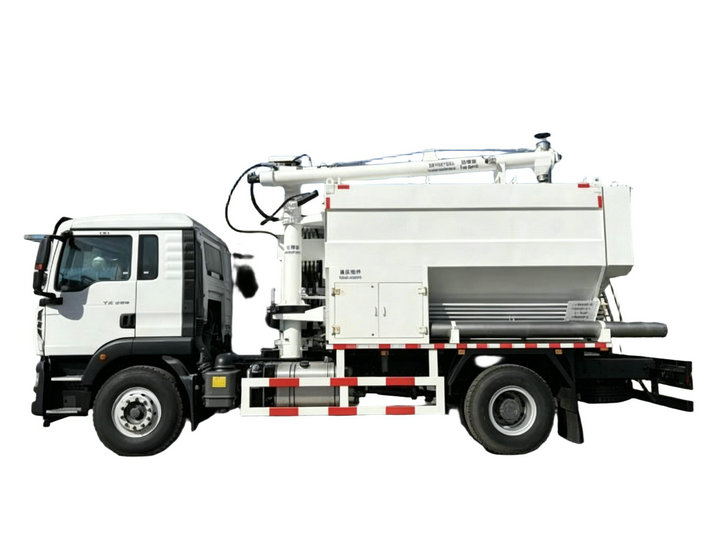 Customize HOWO 10 T BCLH-10 On-site Mixing And Charging Machine Granular Ammonium Explosive ANFO Truck 