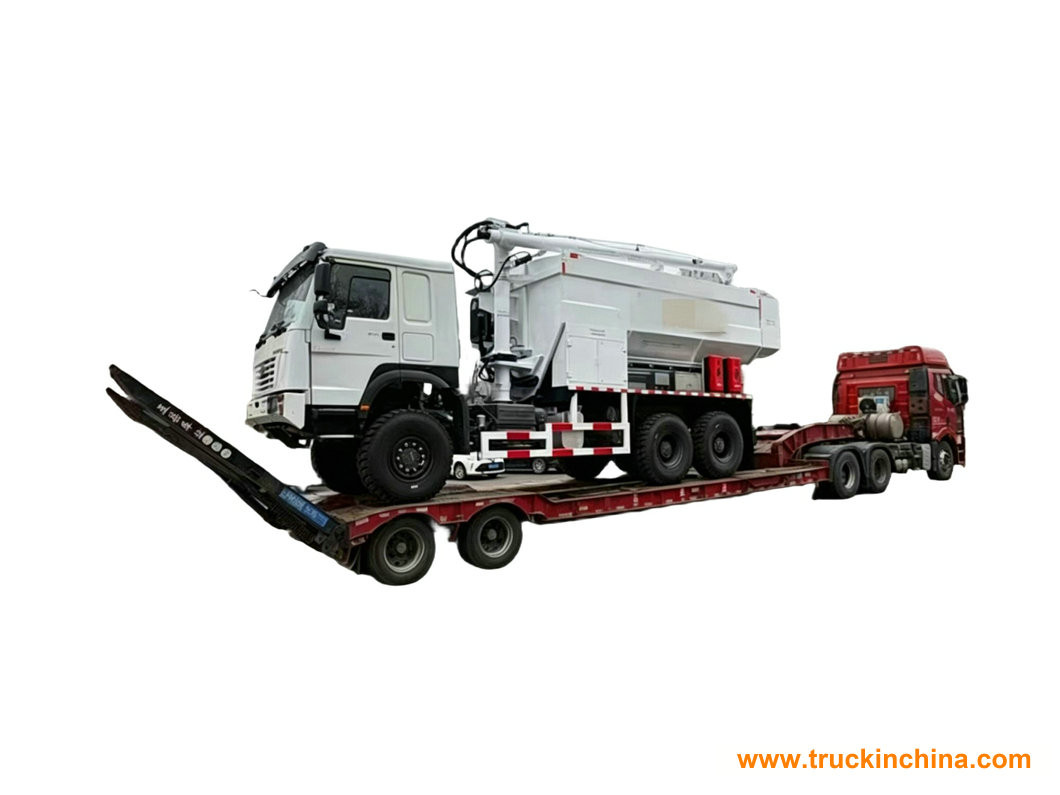 15/20/30T Off-road AWD 6x6 8x8 MEMU ANFO Charger Truck On-site Mixing And Charging Bulk Explosives ANFO Truck Emulsion Blasting Service Drilling Zambia/Zimbabwe/Tanzania/Ghana/Guinea/Namibia/Guyana