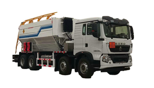HOWO 12T On-site Mixed Granular ANFO Bulk Explosives Mixing And Charging Truck