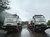 FAW 8x4 Mining Blasting Bulk Mixed Emulsion Explosives ANFO Truck