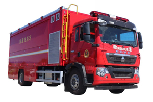 HOWO Fire Rescue Mobile Laundry Truck