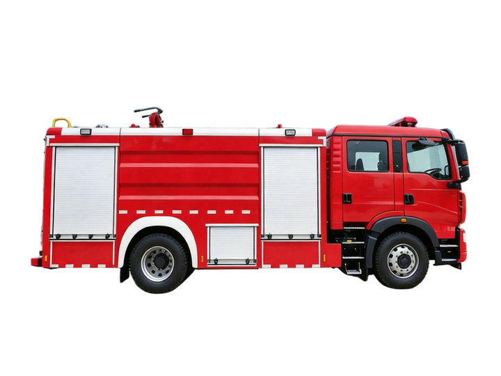 HOWO 6000L Water Tank Fire Trucks 
