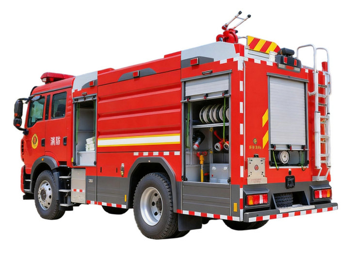 HOWO Rescue Fire Pumper Trucks 8000L Water 