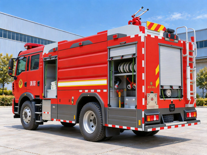 HOWO Rescue Pumper Fire Trucks 8000L water (5)