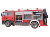 HOWO Rescue Fire Vehicle with 5 Tons Crane