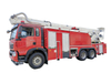 Howo 32m High Jet Fire Water Truck 7000L Water + 2000 L Foam