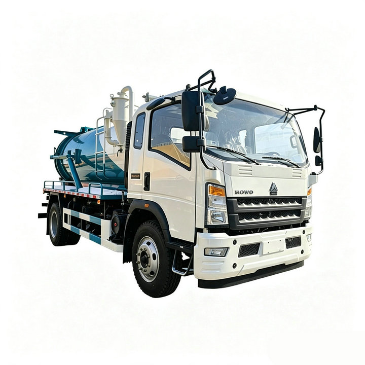 6KL HOWO Septic Pump Vacuum Truck