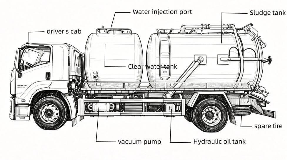 Isuzu Sewer Flushing And Cleaning Truck (10)