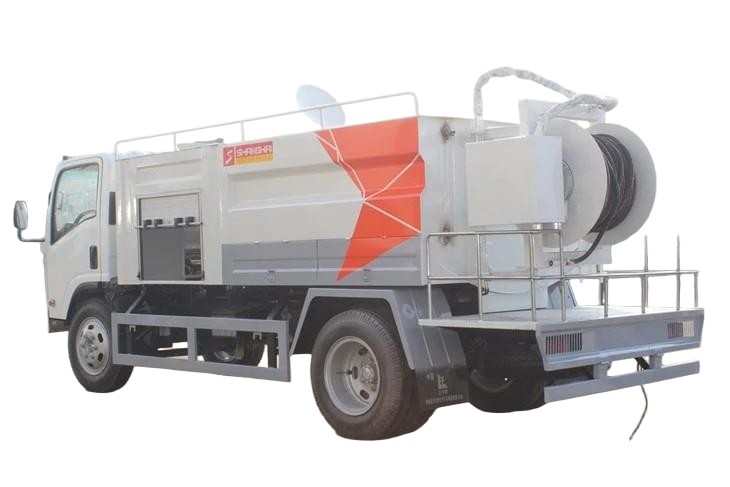 Isuzu Stainless Steel Sewer Jettting Trucks 5T
