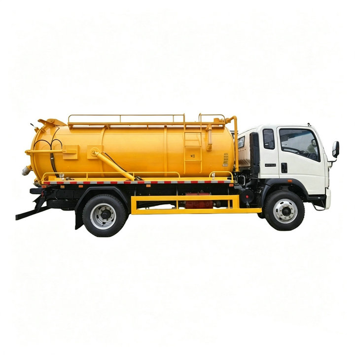 SINOTRUK HOWO 5 CBM Cesspit Emptier Vacuum Super Sucker Septic Tank Truck
