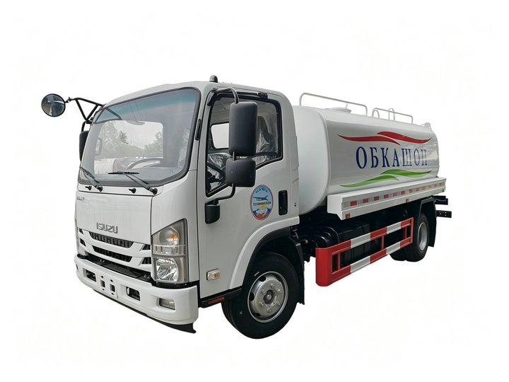 700P Isuzu 2000 Gallon - 8KL Stainless Steel Water Tanker Bowser Truck