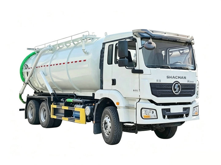 Shacman 20T Sewer Suction Vacuum Cesspit Emptier Tank Truck 