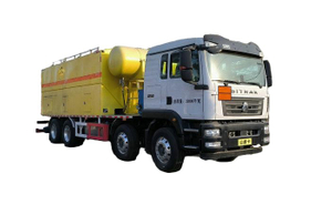 SITRAK 16T-17T Bulk Delivery Loading On-site Mixed ANFO (Ammonium Nitrate Fuel Oil) Explosives Mixing And Charging Truck