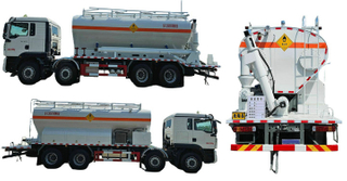 HOWO 17T -20T Mixed And Charging Mining Blasting Bulk ANFO Explosives Truck