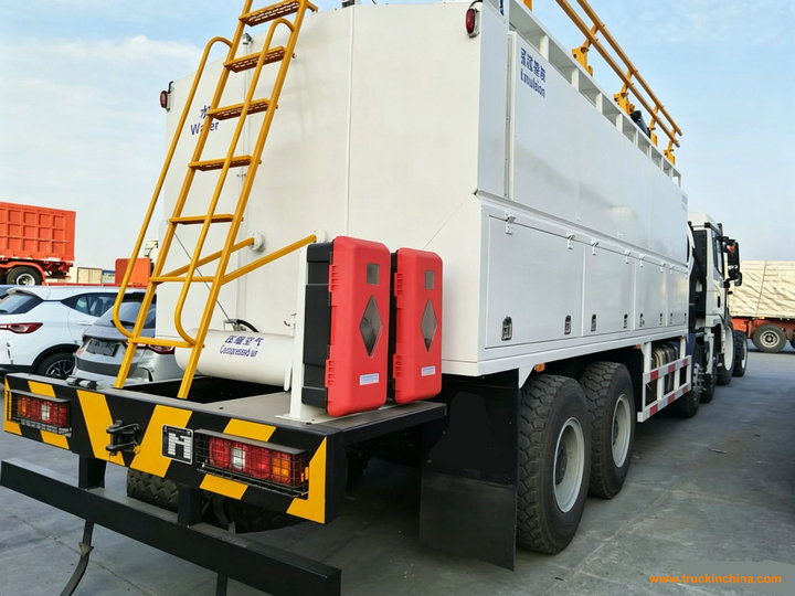 SHACMAN BCZH-20 BCRH-20 Heavy ANFO on-site mixed emulsion Bulk ANFO Truck (7)