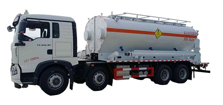 HOWO On-site Mixed Granular ANFO Bulk Explosives 15T-16T Top Auger Mixing And Charging Truck