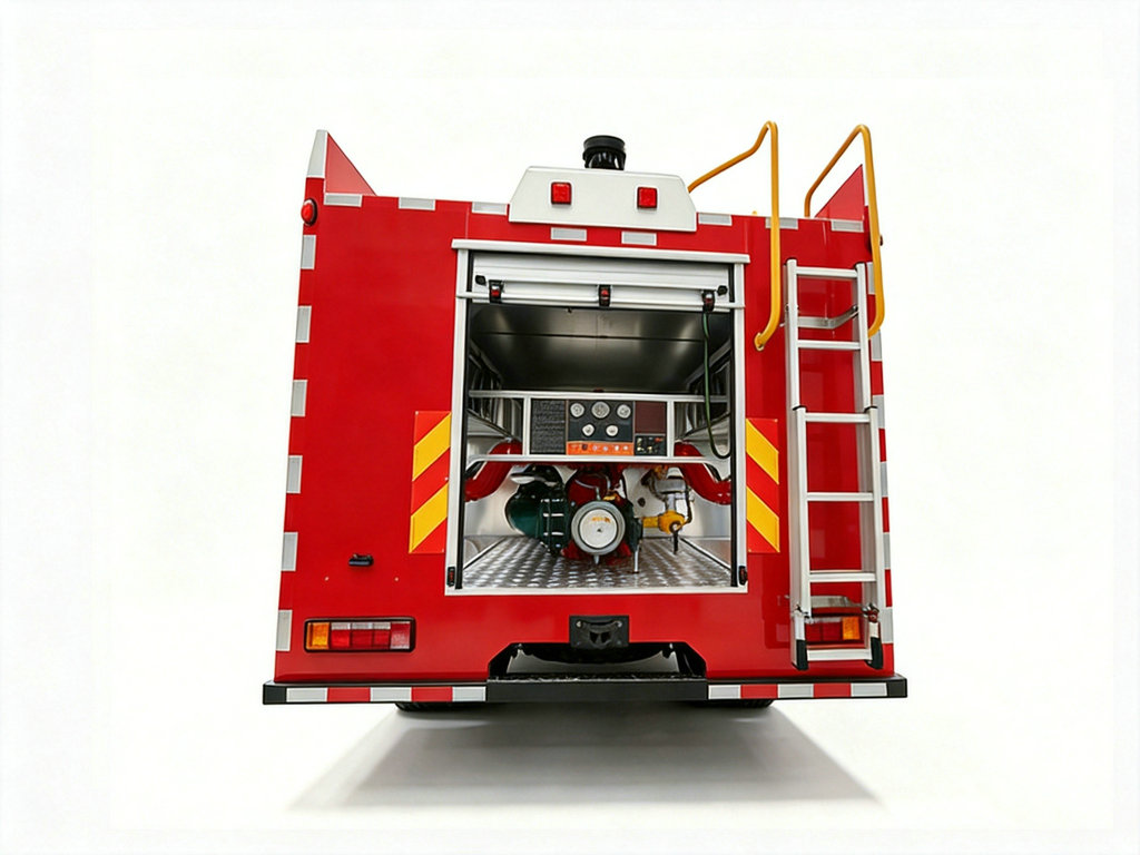 SINOTRUK HOWO 4x2 Foam Fire Fighting Truck 6000L Water + 2000L Foam 