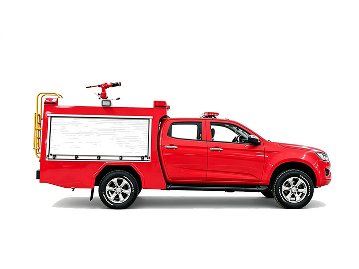  ISUZU AWD 4x4 Drive Emergency Fire Pickup Attack Fire Truck 600L Water + 200L Foam