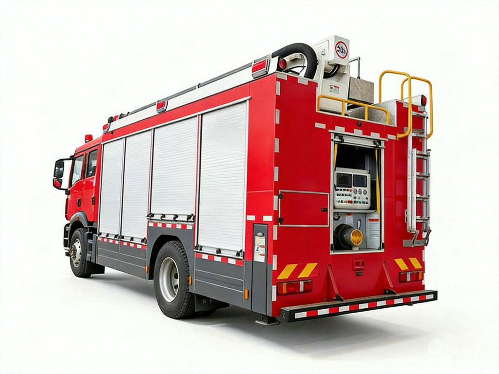 SITRAK HOWO 18M Ladder Fire Engine Trucks 2500L Water + 600L Foam 