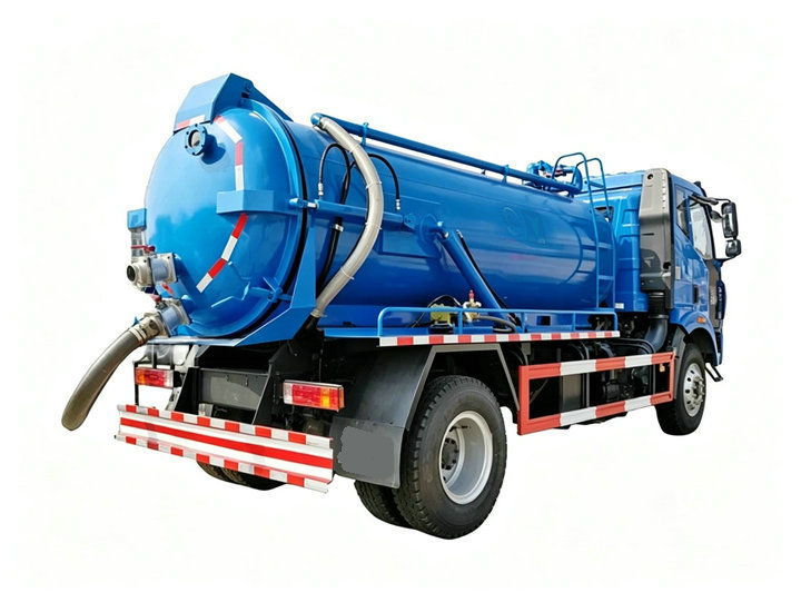 FAW Vacuum Sewage Suction Truck Cesspool Septic Tank 8,000L 