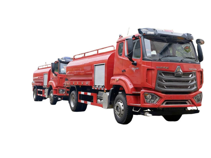 Howo 7000L Water Tanker Fire Truck