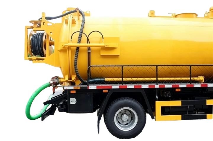 Isuzu High Pressure Jetting Combined Vacuum Tanker Truck 4KL Sewage+3KL Clean Water 