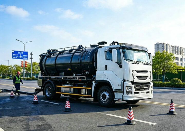 ISUZU Sewer Combination Jetting Vacuum Tanker Truck 10T (29) ISUZU Sewer Combination Jetting Vacuum Tanker Truck 10T (29)