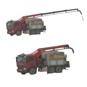 HOWO Intelligent 10Ton ANFO Mixed Emulsion Explosive Truck with Loading Charging Telescopic Boom Crane