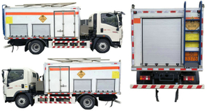 HOWO 4.5 Ton Bulk On-site Mixed Explosives Emulsion Truck