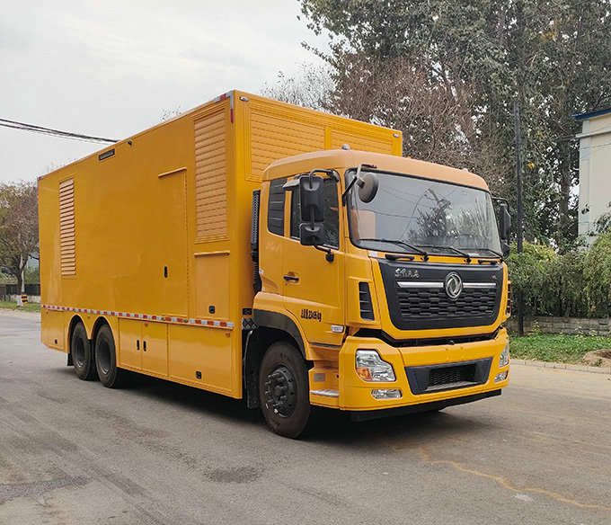 Dongfeng Truck Mounted Generator 800KW Electric Emergency Power Supply Vehicle 