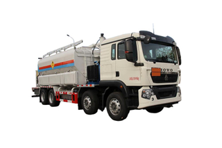 HOWO 8x4 Mining Blasting Bulk ANFO Explosive Mixing And Charging Truck