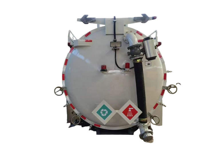 Industrial Diesel Vacuum Loader Tanker Body for Wet Dry Sand Gravel Suction