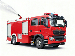 HOWO 4x2 Water Foam Fire Fighting Truck 6000L Water + 2000L Foam 