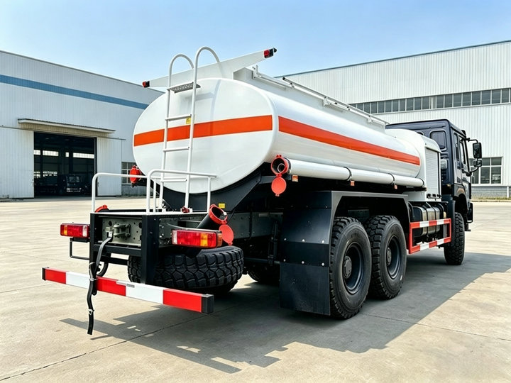 HOWO 6x6 4000 Gallon Fuel Bowser Truck (8) HOWO 6x6 4000 Gallon Fuel Bowser Truck (8)