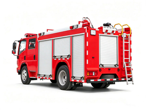 ISUZU NPR 189HP Water Foam Fire Fighting Truck 2500L Water + 1000L Foam 