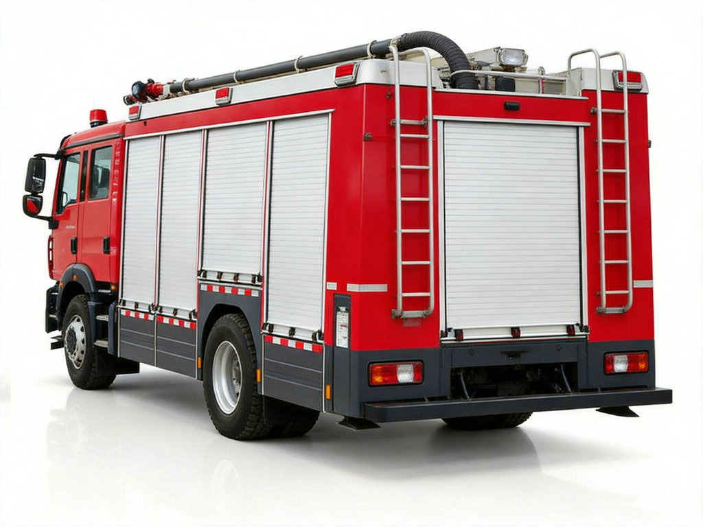 SITRAK HOWO 18M Ladder Fire Engine Trucks 2500L Water + 600L Foam 