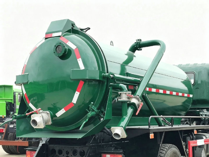 HOWO Vacuum Tanker Sewage Suction Truck (4)
