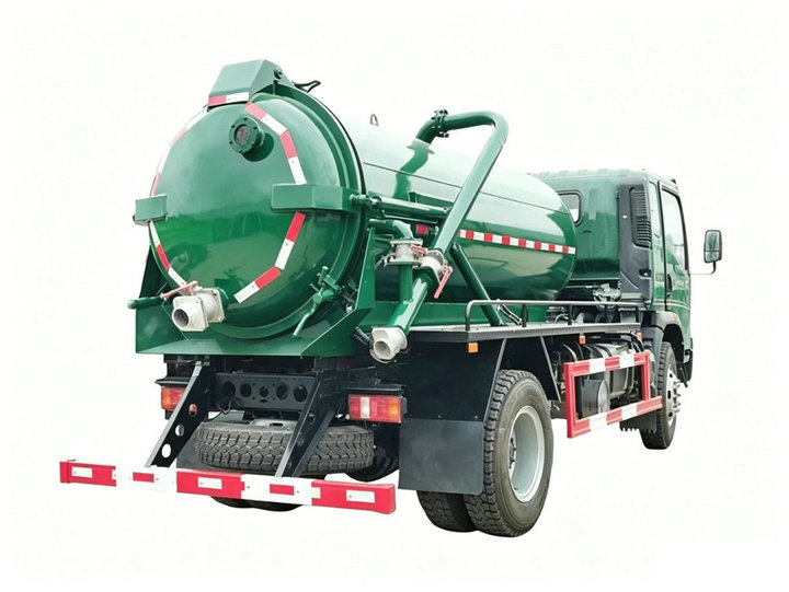 HOWO Septic Tank Vacuum Tanker Sewage Suction Truck 6000L 