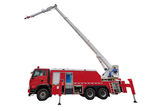 Howo 32m High Jet Fire Water Truck 7000L Water + 2000 L Foam