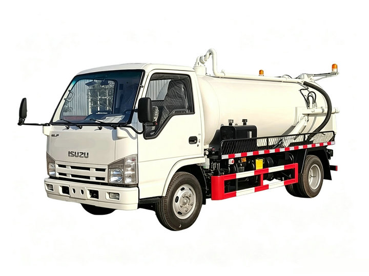ISUZU 3KL Sewer Septic Sewage Vacuum Tank Truck 
