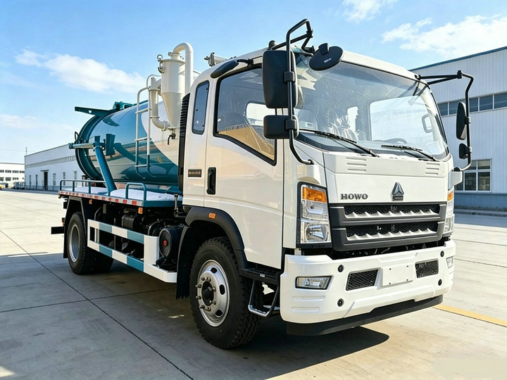2000 Gallons HOWO Septic Pump Vacuum Truck (27)